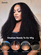 glueless curly ready to go wig