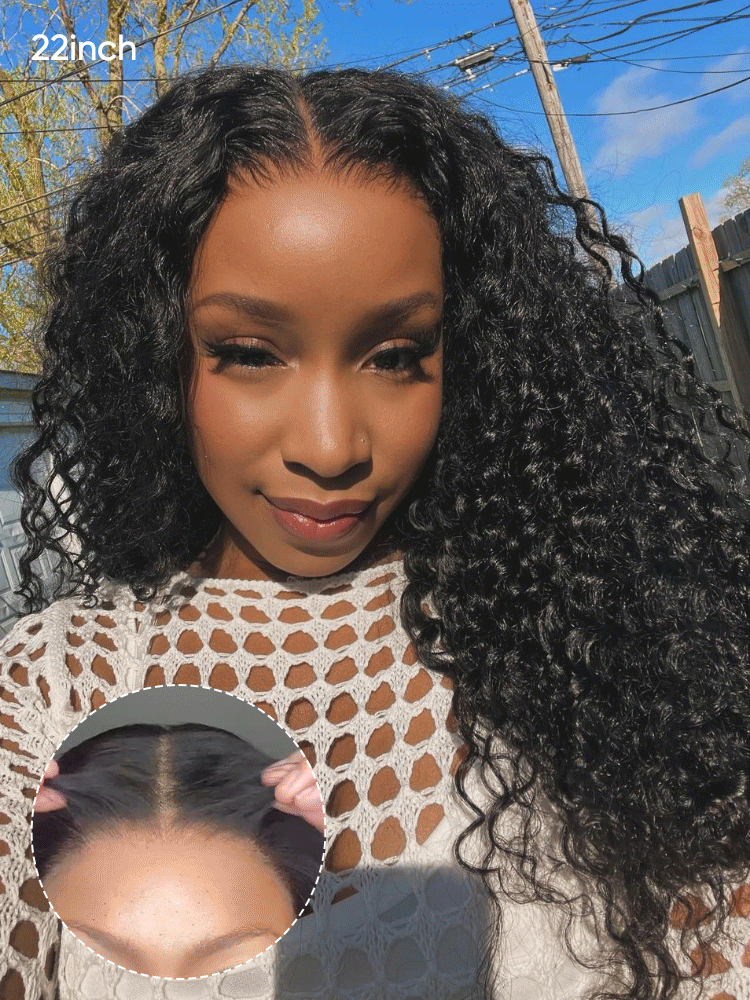 glueless curly wig