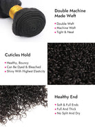 good quality human hair curly bundles