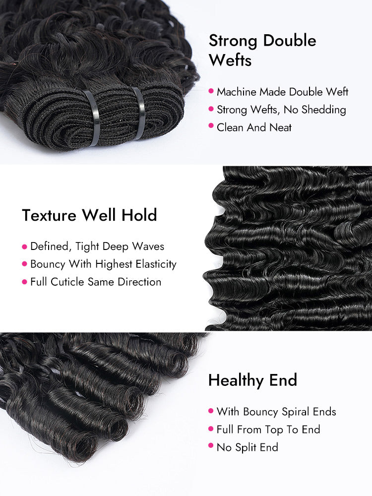 high quality burmese deep curly bundle