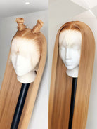 high quality honey blonde straight wig