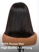 high quality straight bob wig