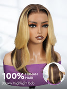 highlight bob wig