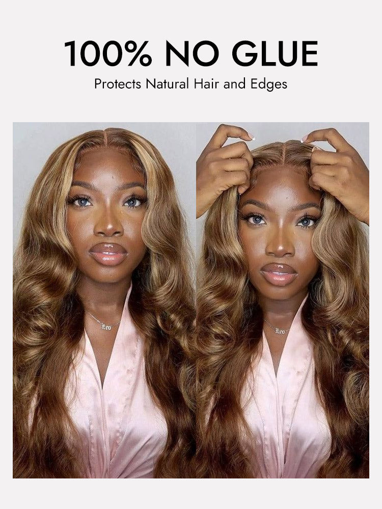 highlight body wave 7x5 no glue wig