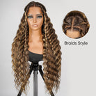 crimped wig human hair