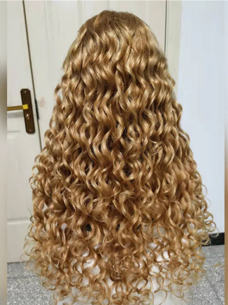honey blonde loose wave wig