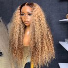 honey blonde glueless wig