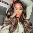 Honey Blonde Highlights On Black Hair