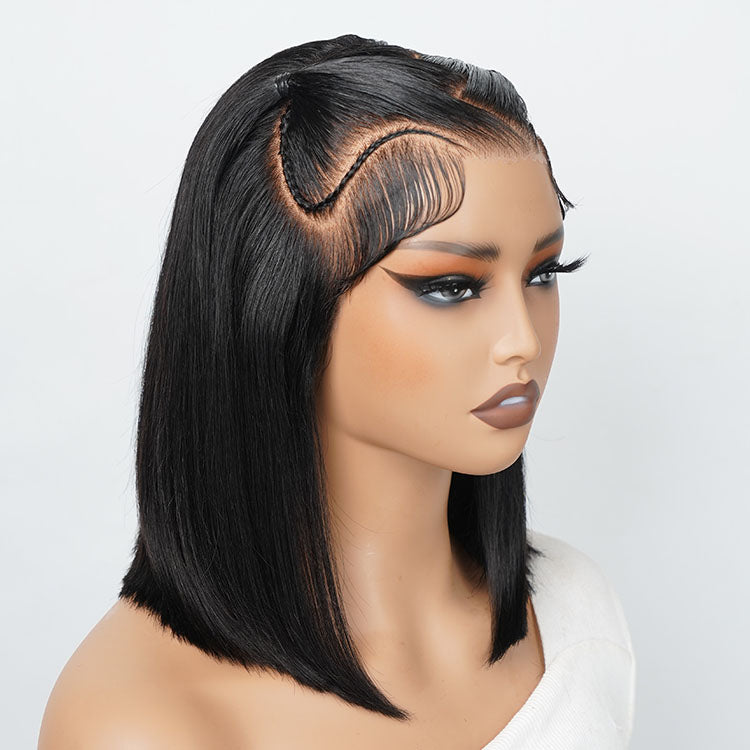 lace front braided bob wigs