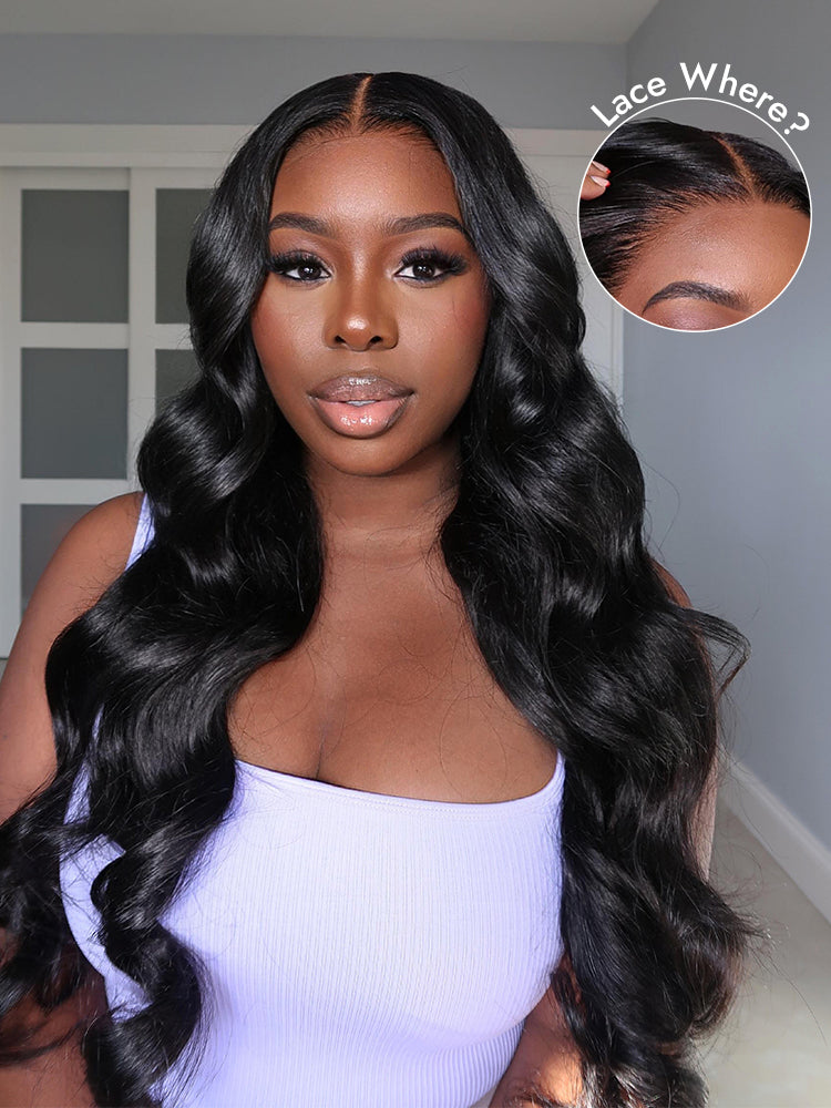 invisible HD lace body wave wig
