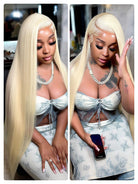 long 613 blonde straight wig