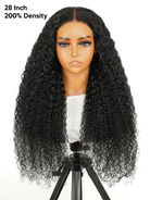 long curly pre cut lace wig
