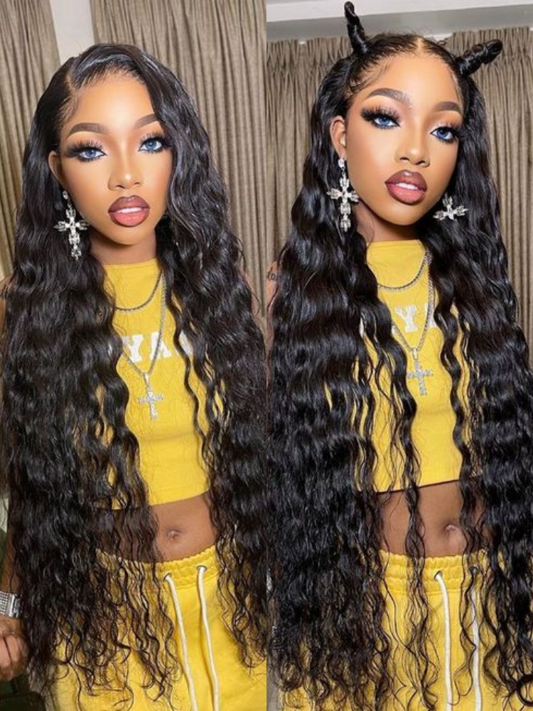 long loose deep wave wig