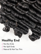 loose deep bundles with healthy ends