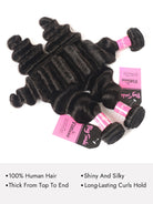 loose deep human hair weave