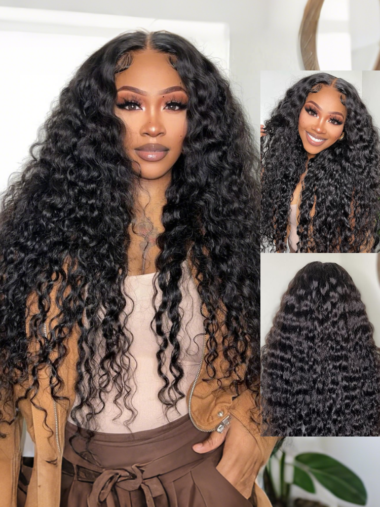 loose deep wave lace closure wig