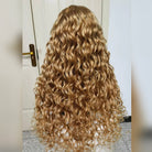 honey blonde curly wigs