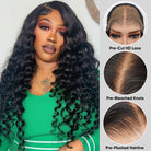 loose deep wave wig