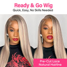 light blonde hair with lowlights