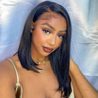middle part bob wig