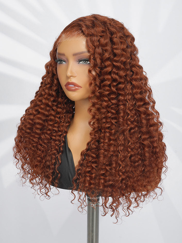 natural copper brown hair