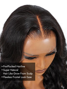 natural look body wave wig