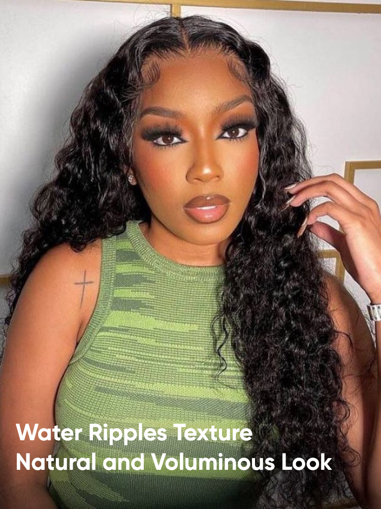 natural water wave wig