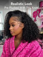 pre plucked water wave bob wig