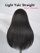 pre styled light yaki straight texture wig