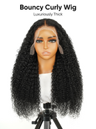 real curly wig
