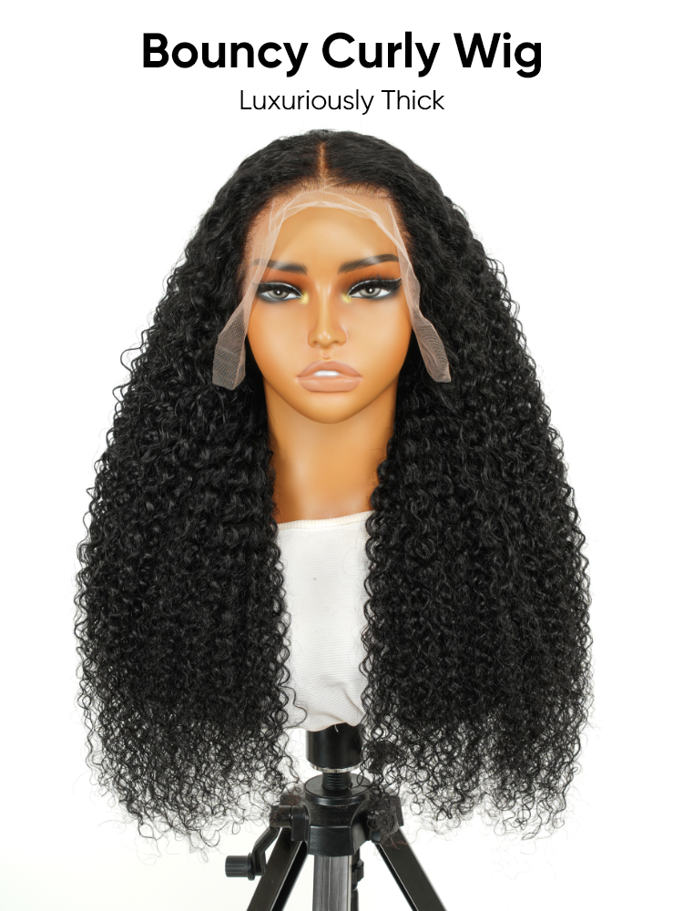 real curly wig