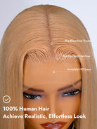realistic honey blonde wig