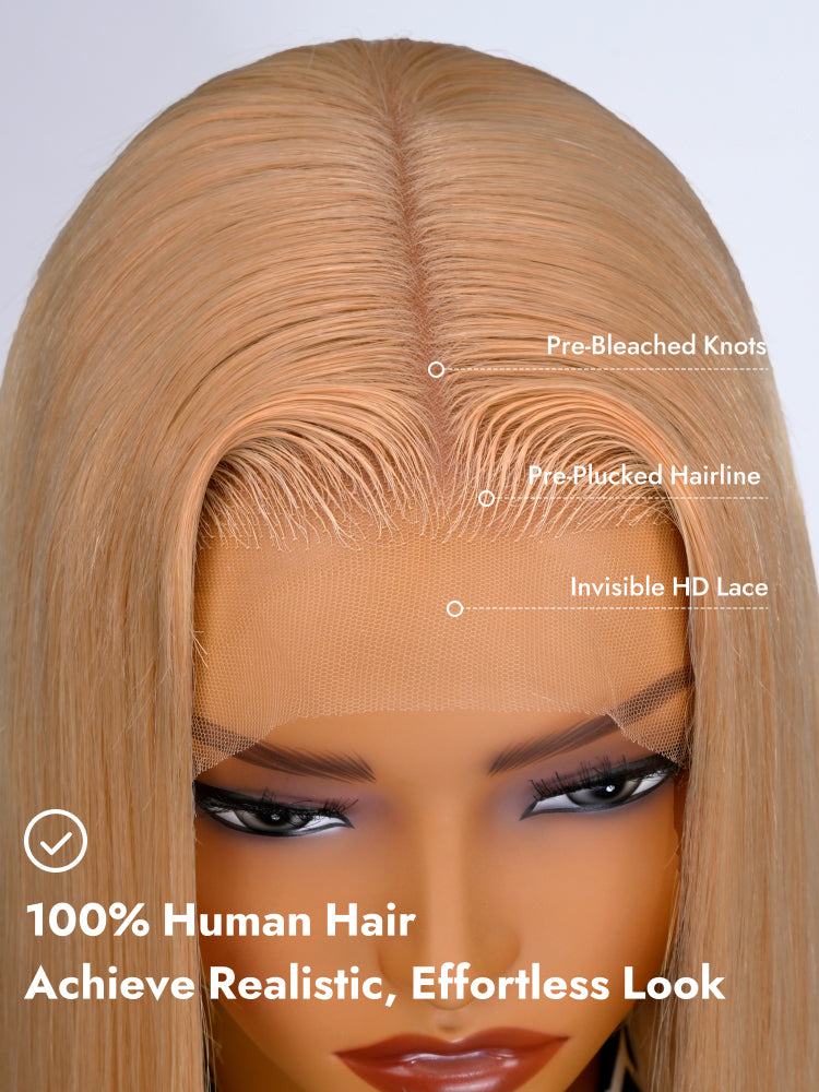 realistic honey blonde wig