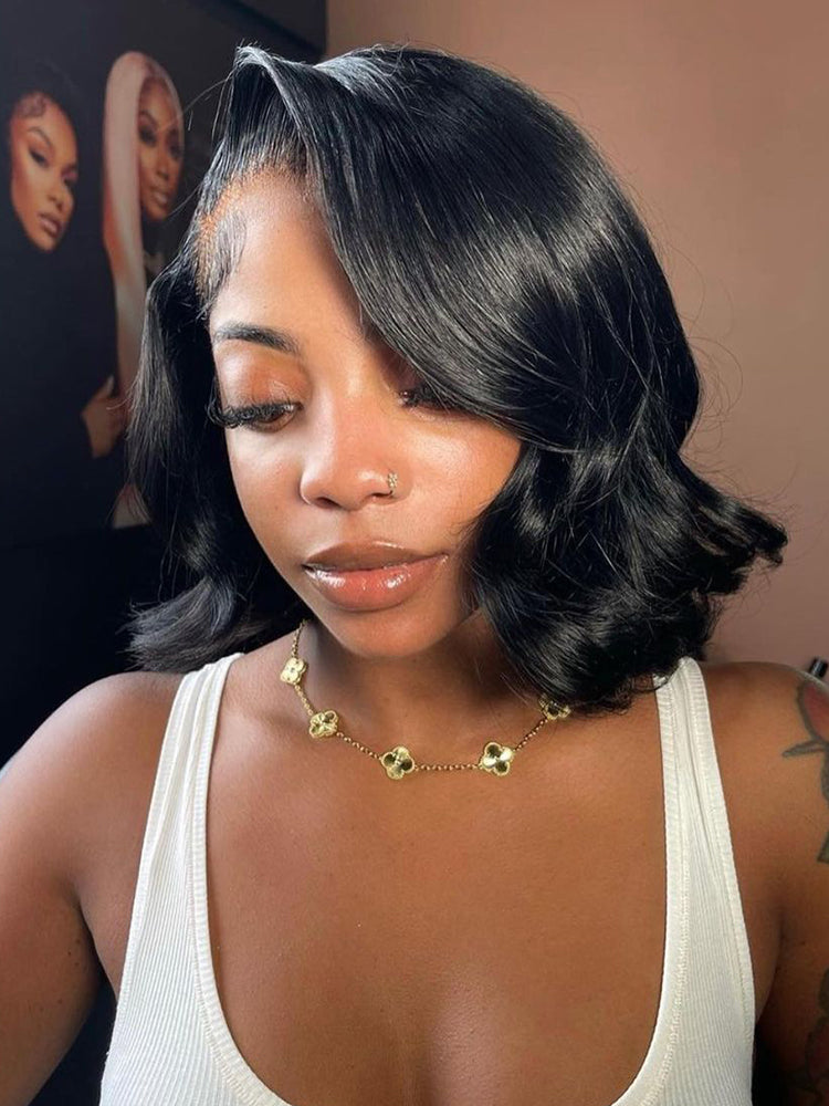 short body wave bob wig
