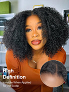 short curly HD lace wig
