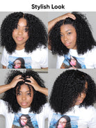 short curly stylish wig