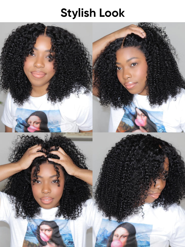 short curly stylish wig
