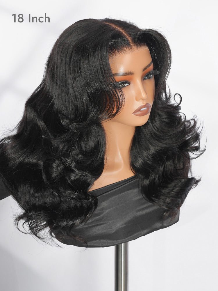 shoulder length body wave glueless wigs