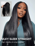 silky straight HD lace wig