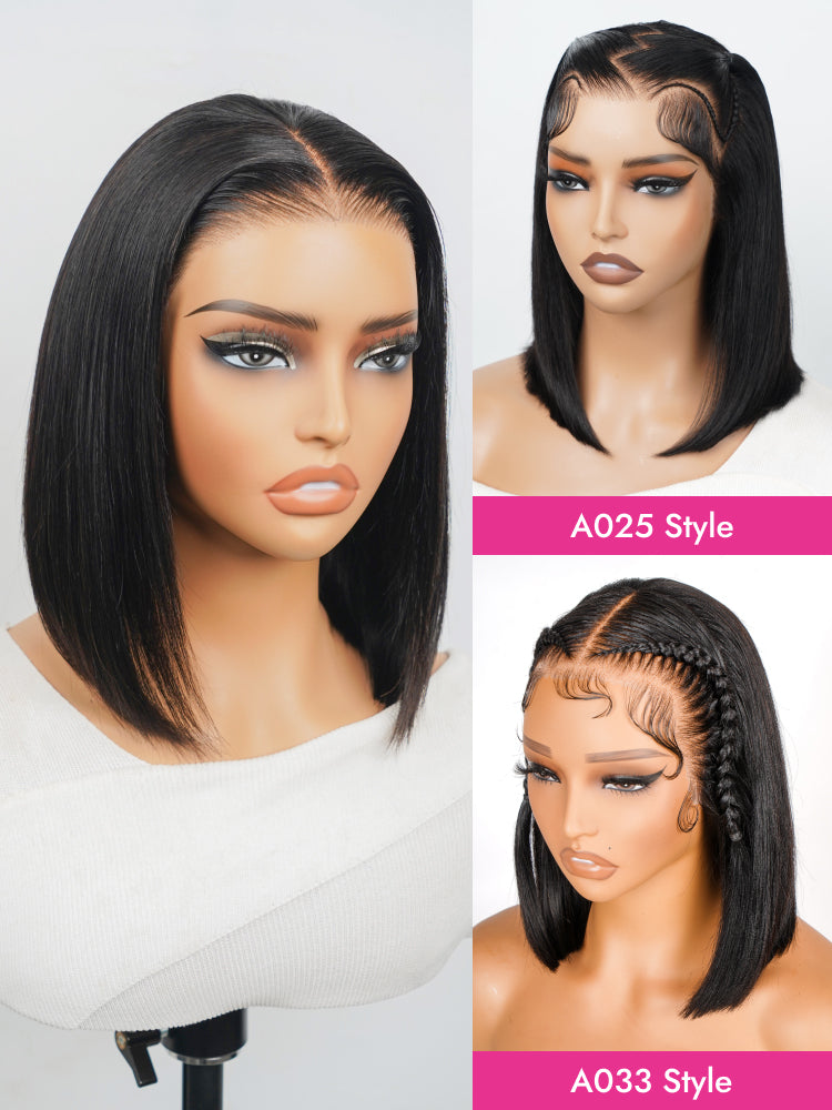 straight bob ready to go wig