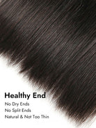 straight bundle with healthy end