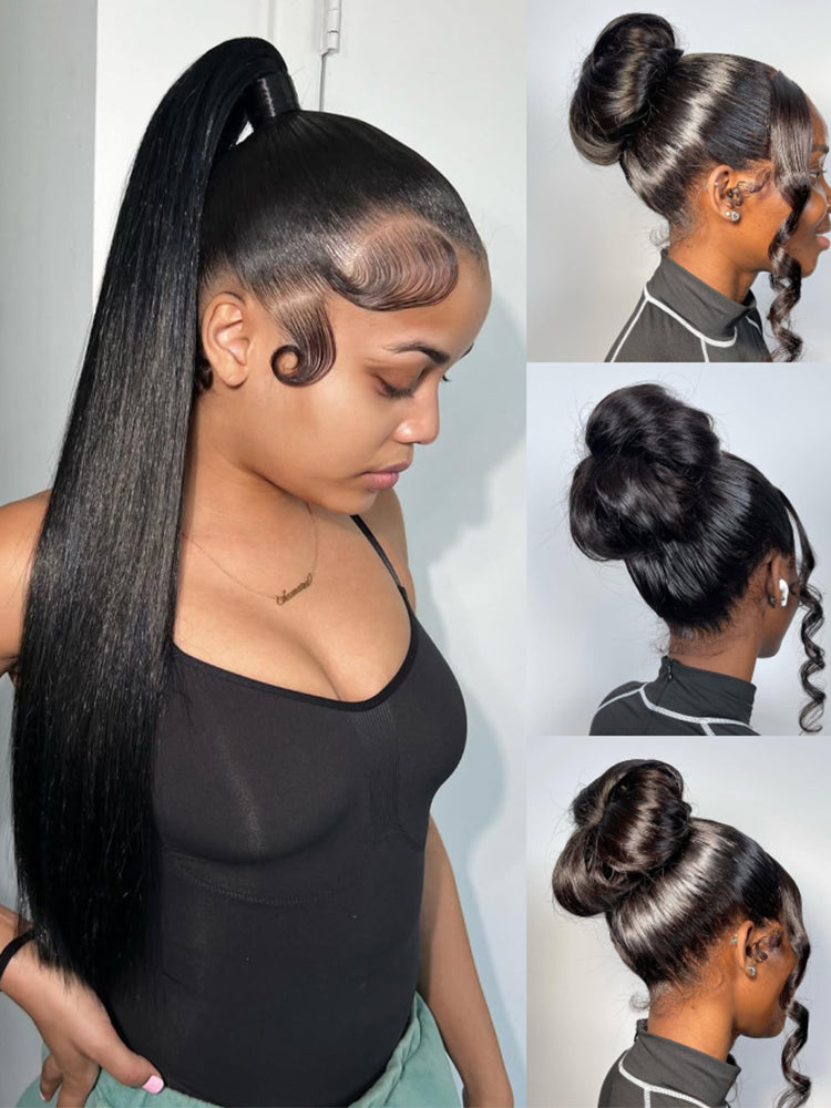 straight full transparent lace wigs