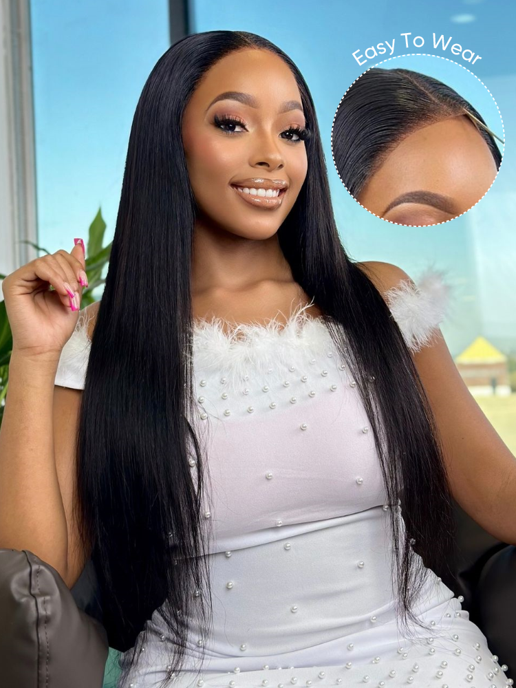 straight glueless wigs human hair