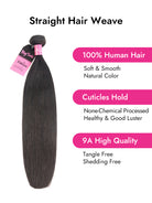 straight hair weave