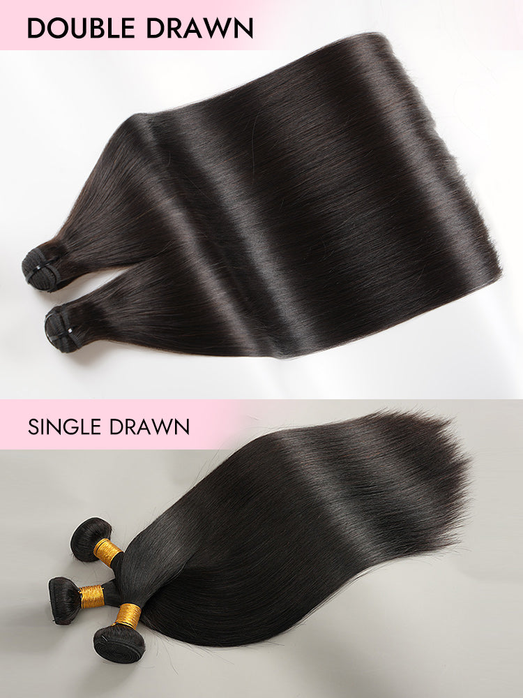 super double drawn human hair full ends