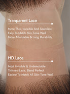 transparent lace VS HD lace