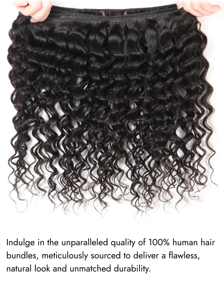 virgin deep wave hair bundle