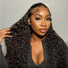 water wave human hair wigs