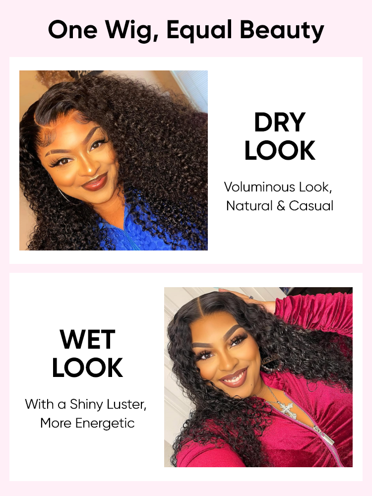 wet look vs dry look