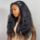Yaki straight V part wigs